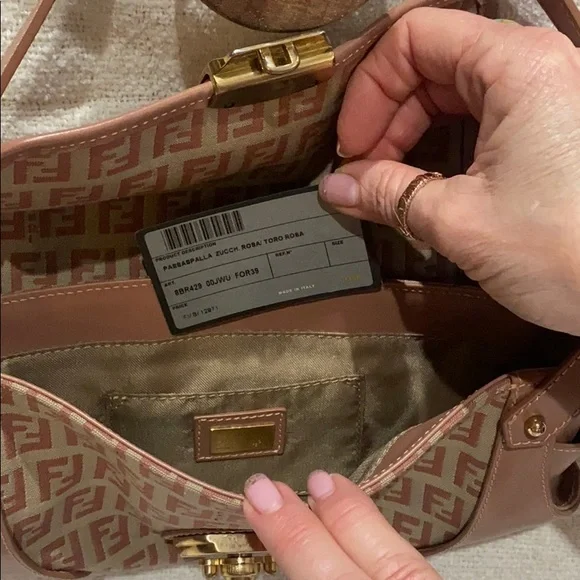 Fendi Passaspalla Zucch. Mini Shoulder Bag - Picture 3 of 3